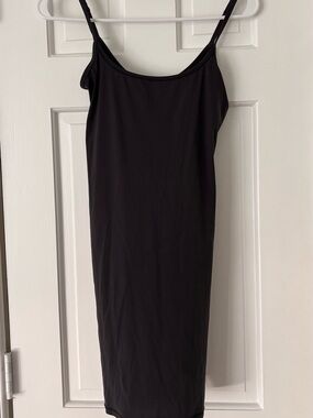 SKIMS Black fits everybody slip dress NWOT